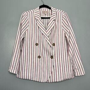 Anthropologie Dolan Left Coast Anna Double Breasted Linen Cotton Blazer XS